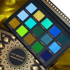 Both Ace Beaute OCEANIC and PARADISE FALLEN Eyeshadow Palettes